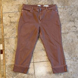 J. Jill Tan Ankle & Cropped Jeans